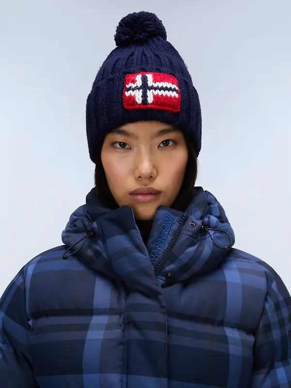 Napapijri Men's Semiury Bobble Beanie - Blue Marine Image 3