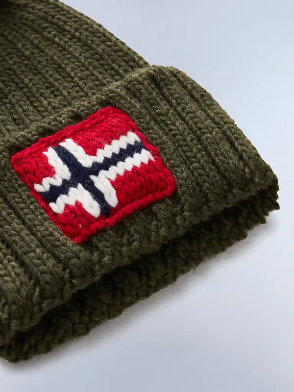 Napapijri Men's Semiury Bobble Beanie - Tea Leaf Image 2
