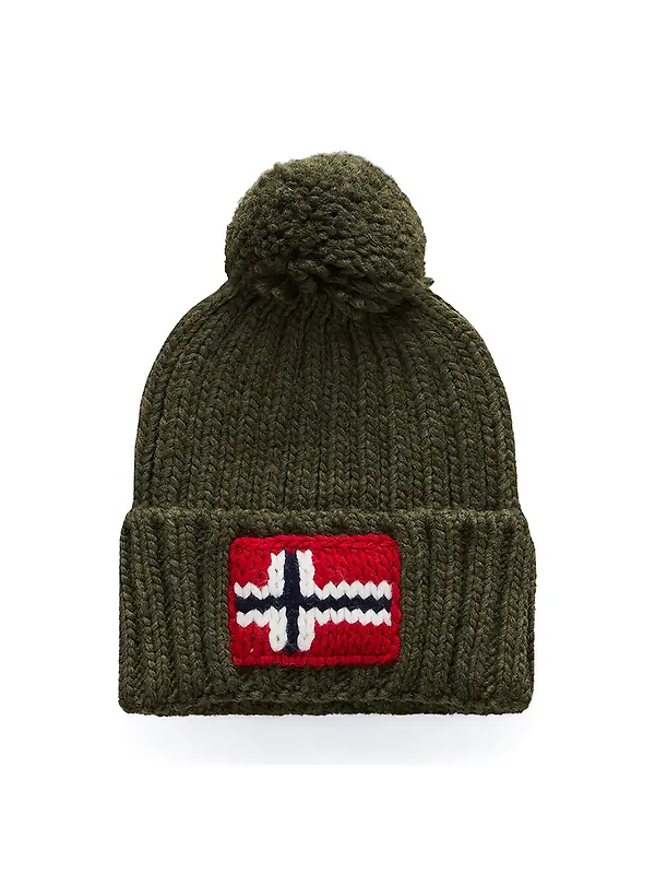 Napapijri Men's Semiury Bobble Beanie - Tea Leaf Image 1