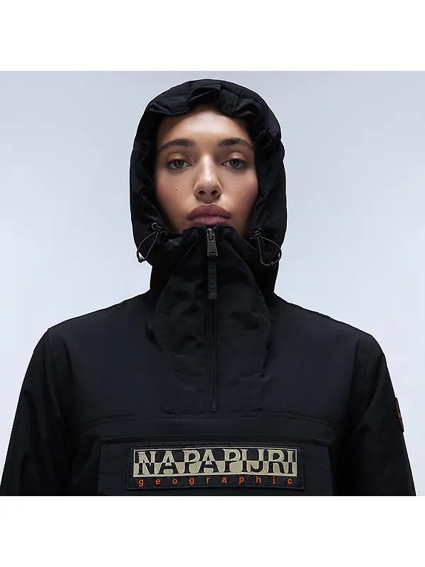 Napapijri Women's Rainforest Pocket Anorak Jacket - Black Image 3