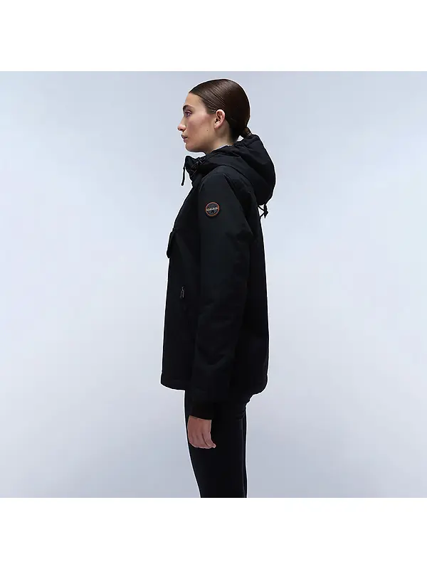 Napapijri Women's Rainforest Pocket Anorak Jacket - Black Image 4