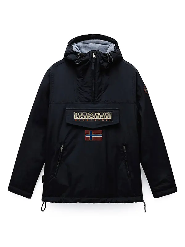 Napapijri Women's Rainforest Pocket Anorak Jacket - Black Image 1