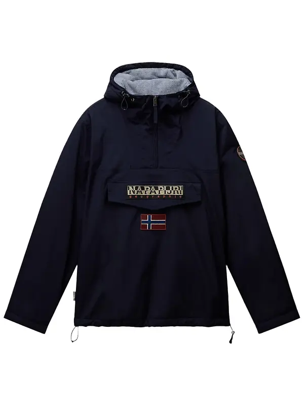 Napapijri Men's Rainforest Winter Anorak Jacket - Blue Marine Image 1