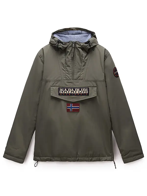 Napapijri Men's Rainforest Winter Anorak Jacket - Tea Leaf Image 1