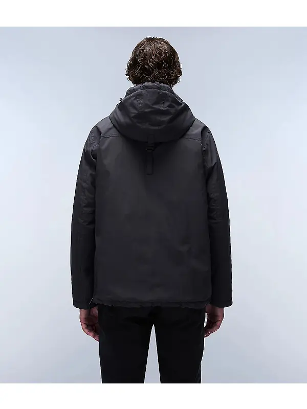 Napapijri Men's Rainforest Winter Anorak Jacket - Dark Grey Image 4