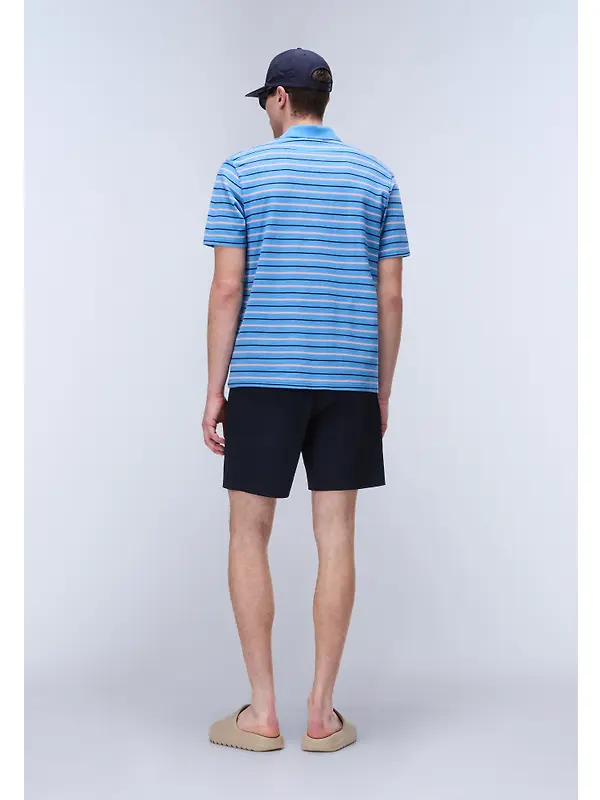 Napapijri Men's Box Logo Swim Shorts - Blu Marine Image 3
