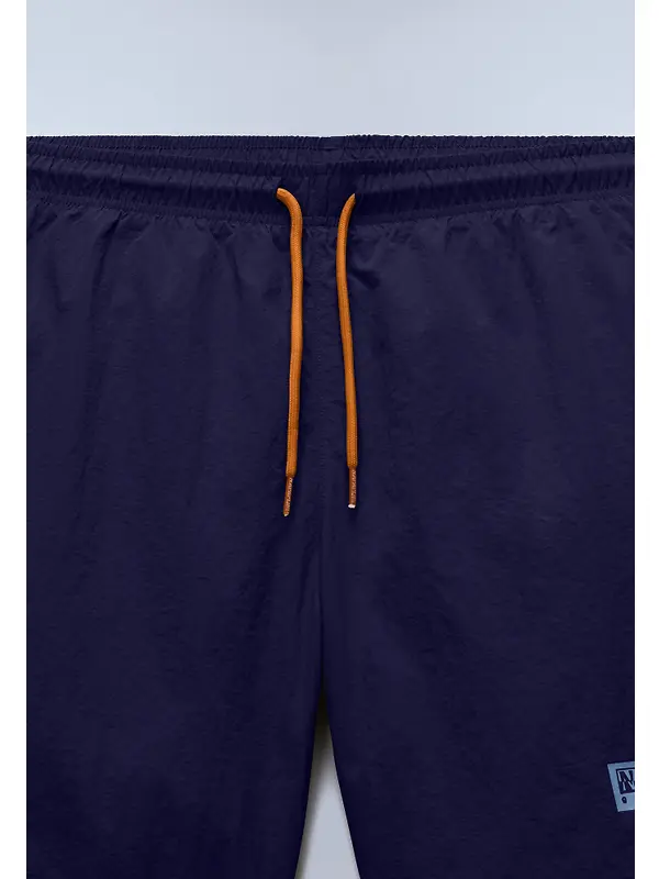 Napapijri Men's Box Logo Swim Shorts - Blu Marine Image 4