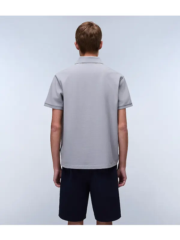 Napapijri Men's Aylmer Short Sleeve Polo Shirt - Ultimate Grey Image 4