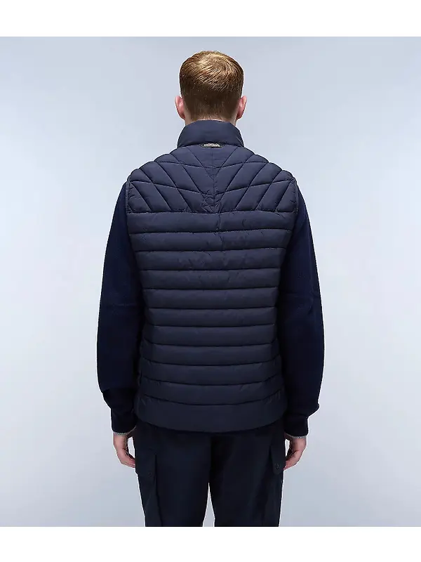 Napapijri Men's A-Lapaz Vest - Blue Marine Image 5