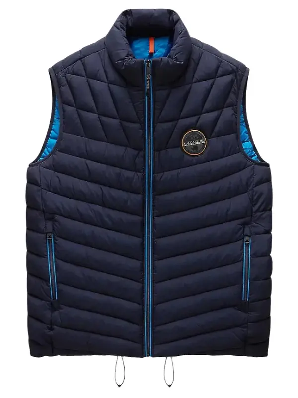 Napapijri Men's A-Lapaz Vest - Blue Marine Image 1