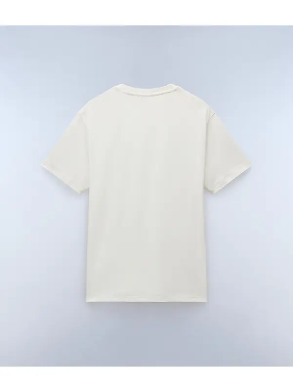 Napapijri Men's Vanni Short Sleeve T-Shirt - White Heron Image 2