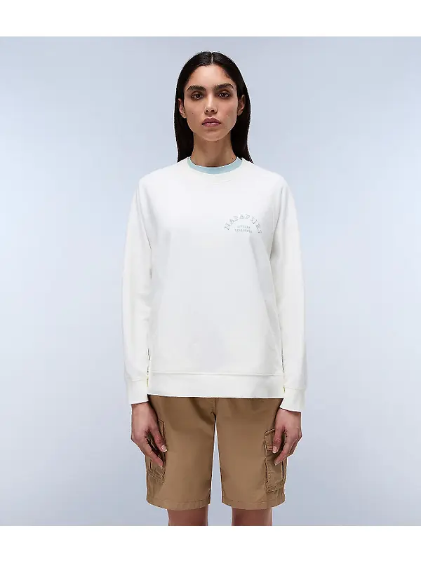 Napapijri Women's Fete Sweatshirt - White Heron Image 5