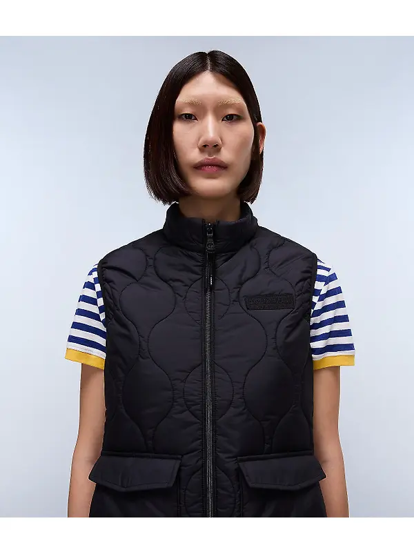 Napapijri Women's Belle Short Quilted Vest - Black Beauty Image 3