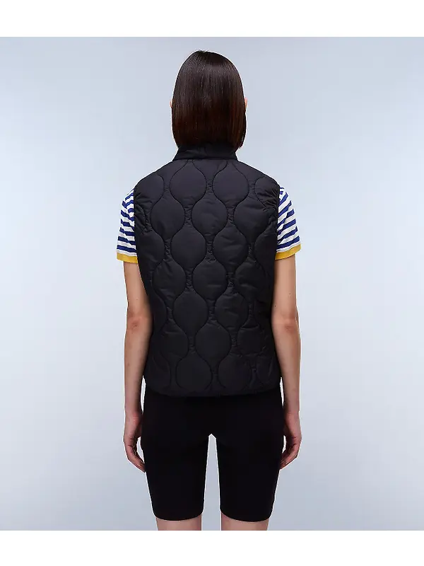 Napapijri Women's Belle Short Quilted Vest - Black Beauty Image 7