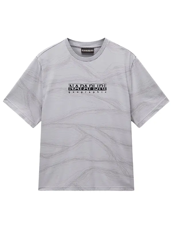 Napapijri Men's Cellini Short Sleeve T-Shirt - Grey Image 1