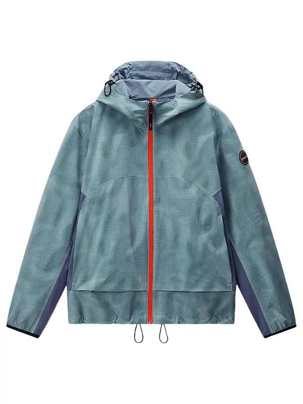 Napapijri Tartuca Print Short Jacket - Green Image 1