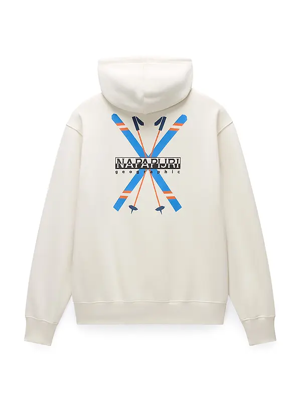 Napapijri Men's Fiemme Printed Hoody - Beige Dimity Image 7