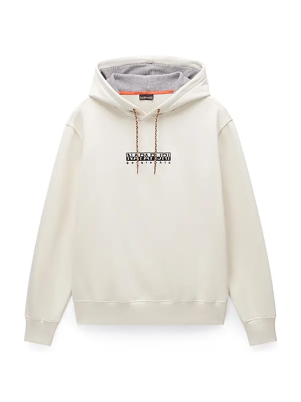 Napapijri Men's Fiemme Printed Hoody - Beige Dimity Image 1