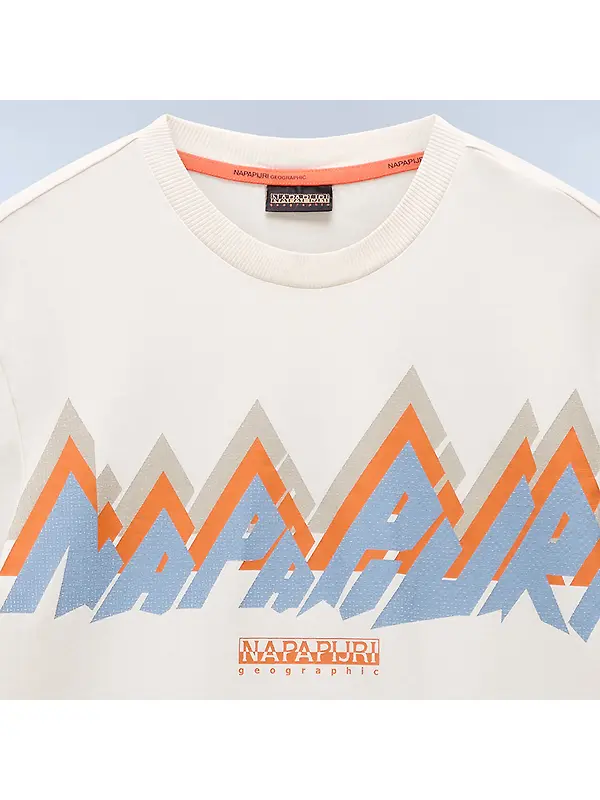 Napapijri Men's Fiemme Printed T-Shirt - Beige Dimity Image 6
