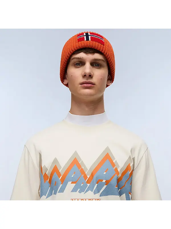 Napapijri Men's Fiemme Printed T-Shirt - Beige Dimity Image 3