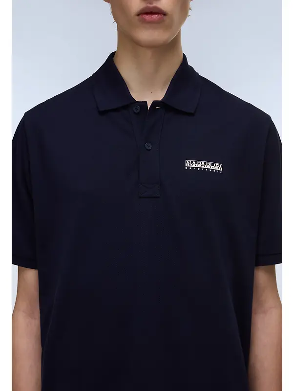 Napapijri Men's Small Box Polo Shirt - Navy Image 4