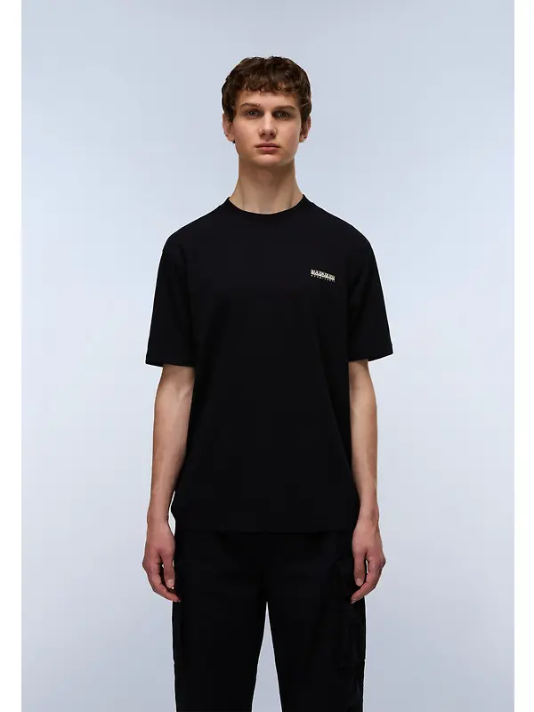 Napapijri Men's Small Box T-Shirt - Black Beauty Image 2