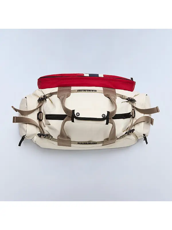Napapijri Nadir Small Duffle Bag 29 Lt - Beige Image 4