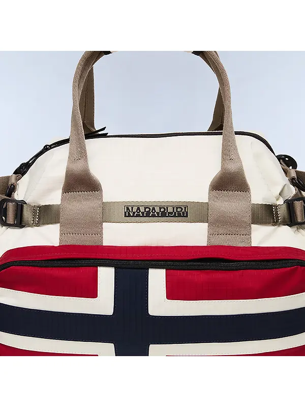 Napapijri Nadir Small Duffle Bag 29 Lt - Beige Image 7