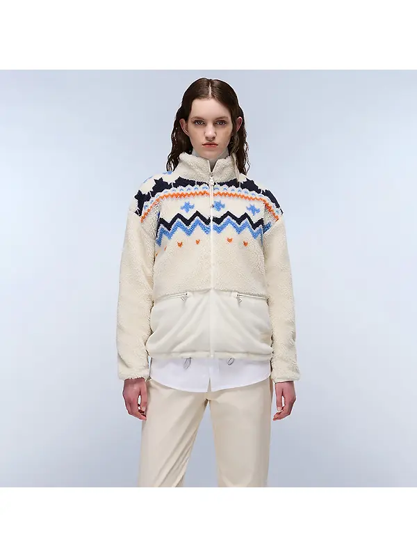 Napapijri Women's Ansei Full Zip Fleece - Beige Dimity Image 2