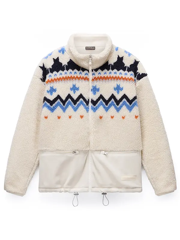 Napapijri Women's Ansei Full Zip Fleece - Beige Dimity Image 1