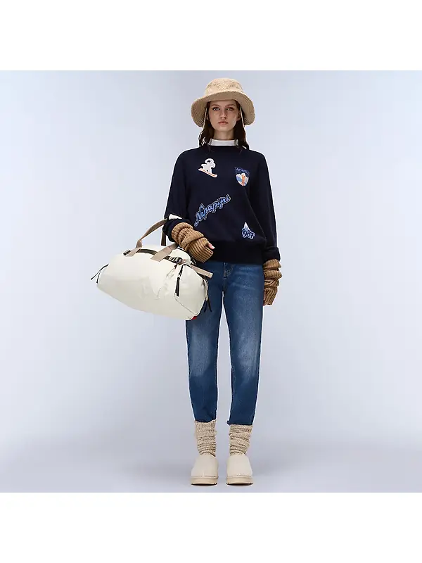 Napapijri Women's Tovel Crew Neck Sweater - Blue Marine Image 4