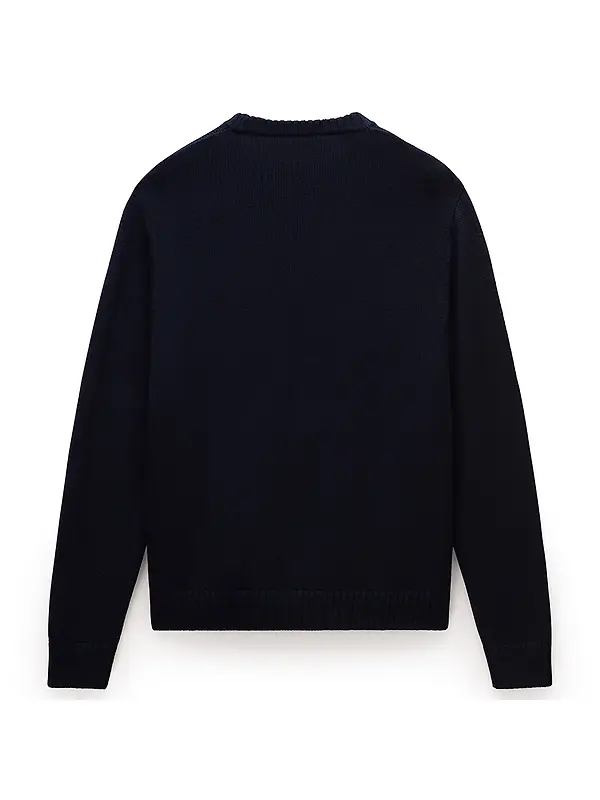 Napapijri Men's Mura Crew Neck Sweater - Blue Marine Image 6