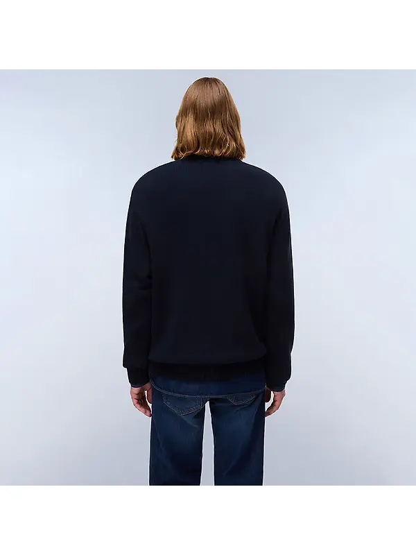 Napapijri Men's Mura Crew Neck Sweater - Blue Marine Image 5