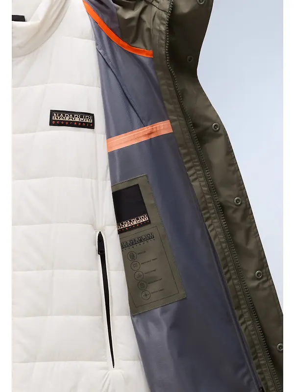 Napapijri Men's A-Pilloz Short Jacket - Tea Leaf Image 4