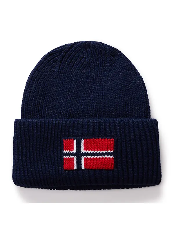 Napapijri Men's F-Evei Beanie - Blue Marine Image 1