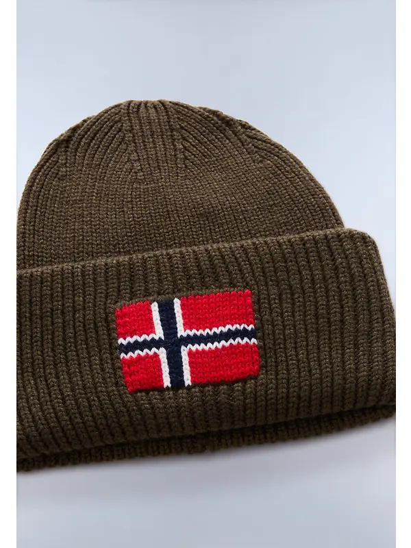 Napapijri Men's F-Evei Beanie - Tea Leaf Image 3