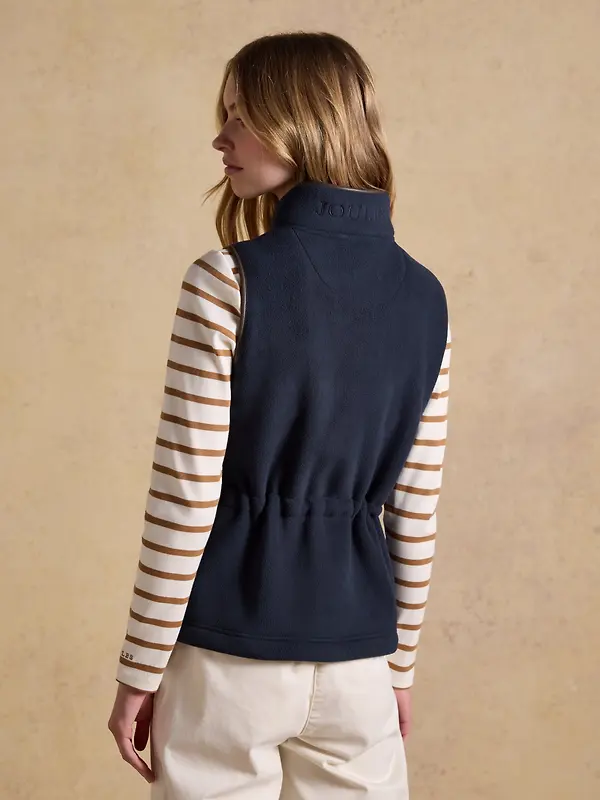 Joules Women's Heritage Fleece Gilet - Navy Image 3