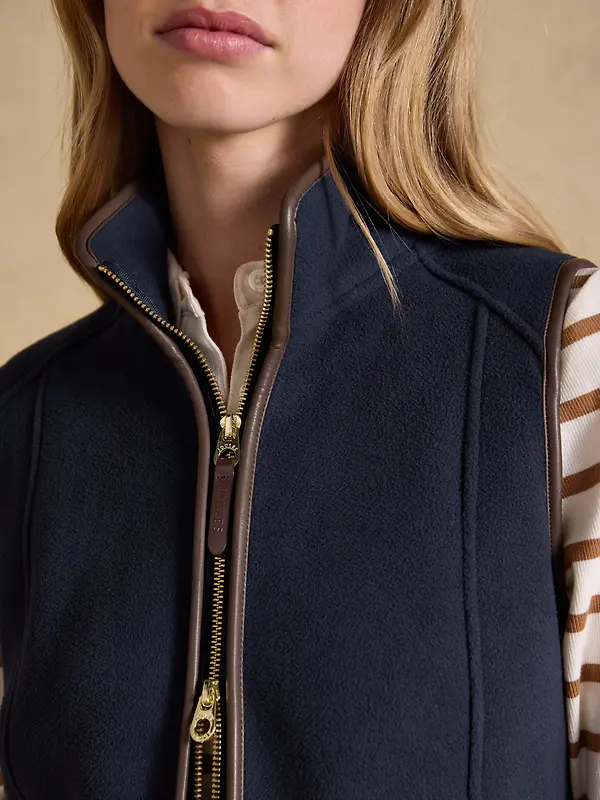 Joules Women's Heritage Fleece Gilet - Navy Image 7