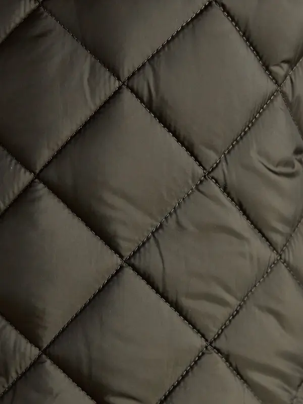 Joules Women's Braemar Luxe Showerproof Diamond Quilted Gilet - Khaki Green Image 13