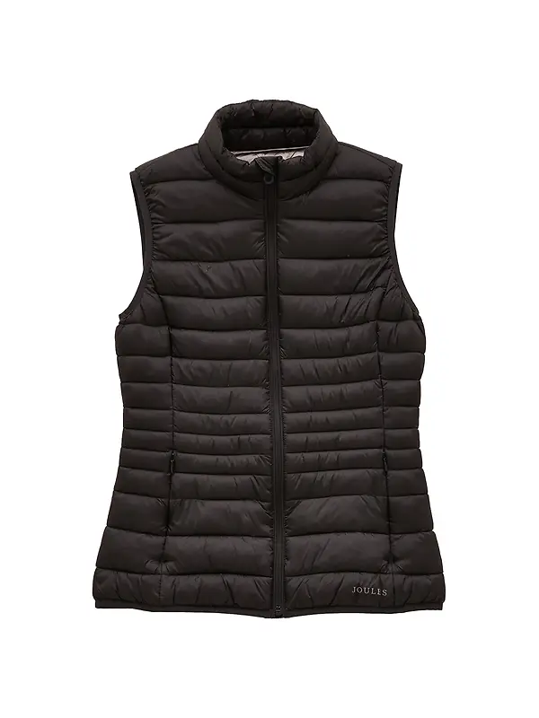 Product image of Joules Women's Kenley Showerproof Padded Gilet - Black