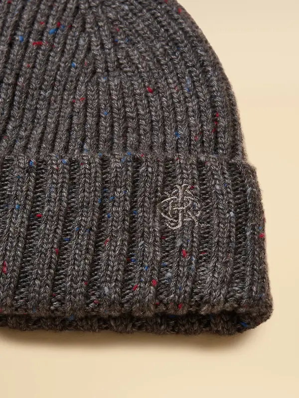 Joules Men's Hammond Beanie Hat - Grey Image 6