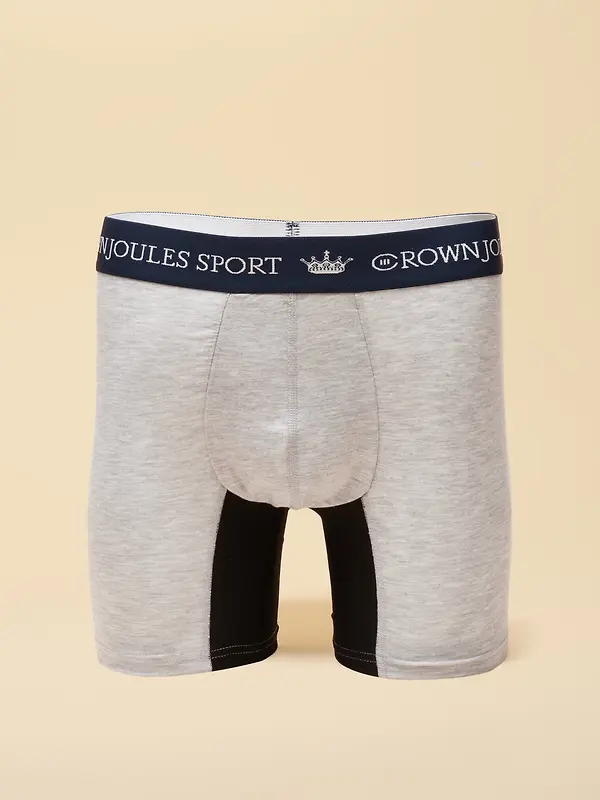 Joules Men's Get A Move On Sports Boxers 2 Pack - Black/Grey Image 3