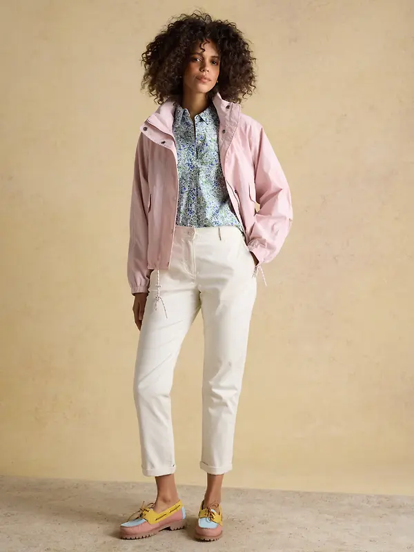 Joules Women's Hove Waterproof Windbreaker Jacket - Pink Image 7