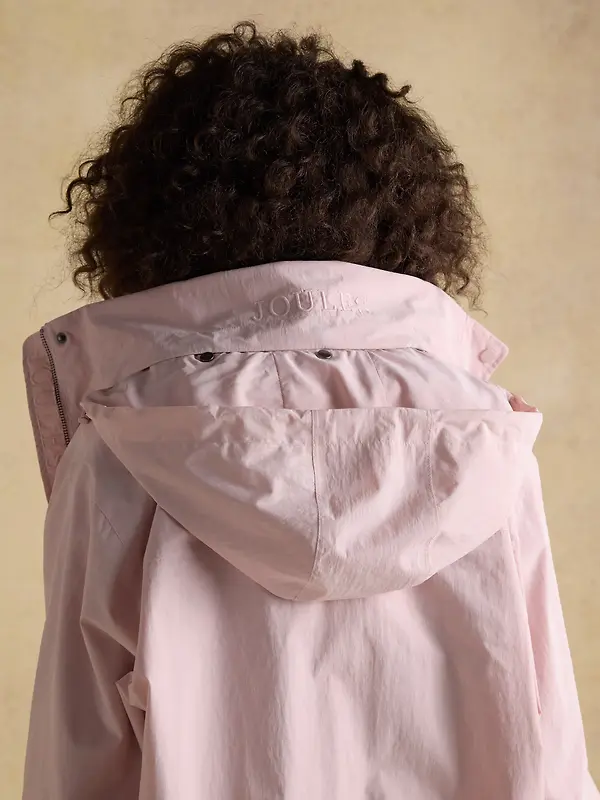 Joules Women's Hove Waterproof Windbreaker Jacket - Pink Image 8