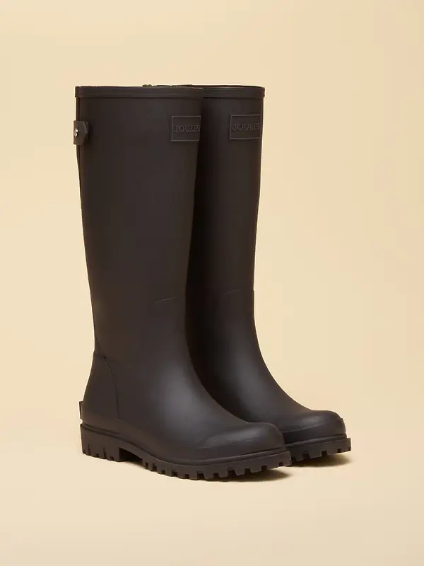 Joules Men's Tall Wellies - Black Image 2