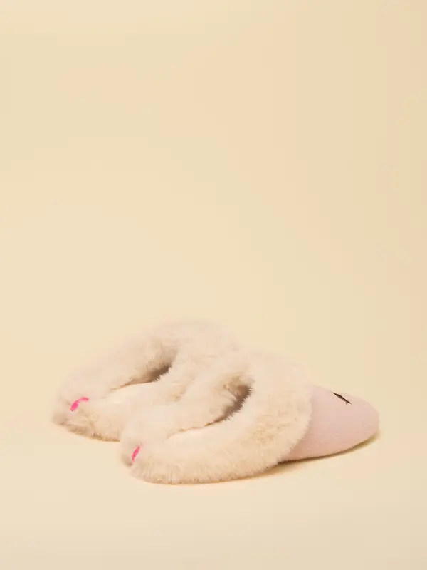 Joules Women's Slippet Luxe Slippers - Pink Dog Image 2