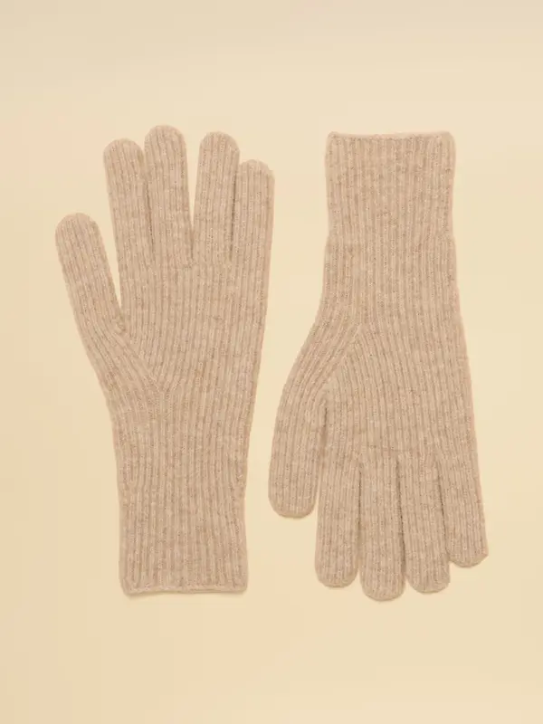 Joules Women's Fine Knit Gloves - Oatmeal Image 2
