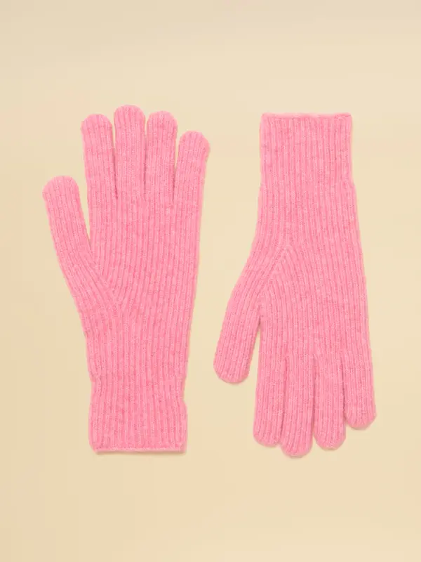 Joules Women's Fine Knit Gloves - Pink Image 2