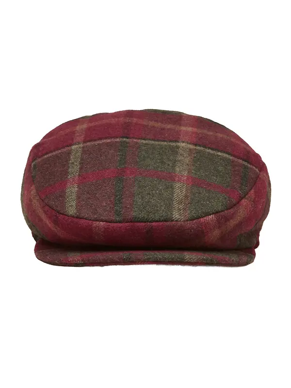 Joules Women's Ashby Flat Cap - Berry Tweed Image 1