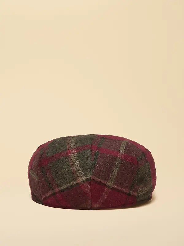 Joules Women's Ashby Flat Cap - Berry Tweed Image 5